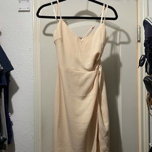 Lulu’s creme midi length dress XS